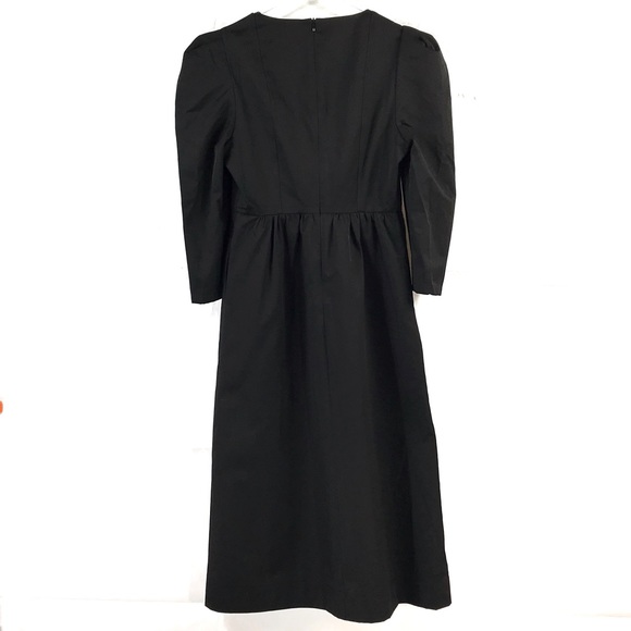 NEW Disturbia Magadalene Midi Dress Black UK 8/US 4 - Picture 2 of 10